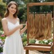 Ankara Postiş Fiber Sentetik 3'lü Set Yarımay Çıtçıt Karamel