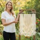 Ankara Postiş Fiber Sentetik 3'lü Set Yarımay Çıtçıt Açık Platin
