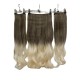 Ankara Postiş Fiber Sentetik 3'lü Set Yarımay Çıtçıt Küllü Kumral Platin Ombre