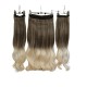 Ankara Postiş Fiber Sentetik 3'lü Set Yarımay Çıtçıt Küllü Kumral Platin Ombre