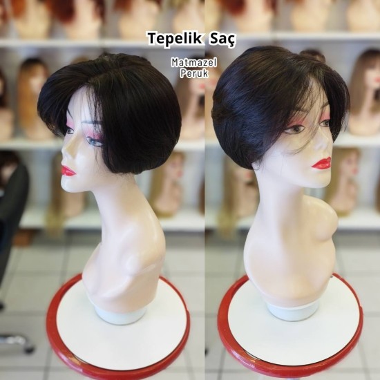 Hava Alan Tepe Kısmı İle Tül Tepelik İpek Taban Tepelik